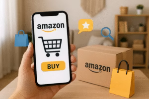 Amazon Lens Live AI shopping feature on iPhone