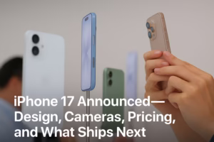 Apple iPhone 17 announced designs, new cameras, and pricing updates ahead of September 2025 event.